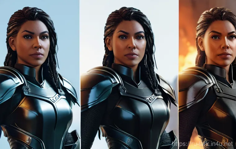 로스트아크 슬레이어 PvP 가이드 - Here are three detailed image prompts for a female Slayer character, keeping all the specified guide...